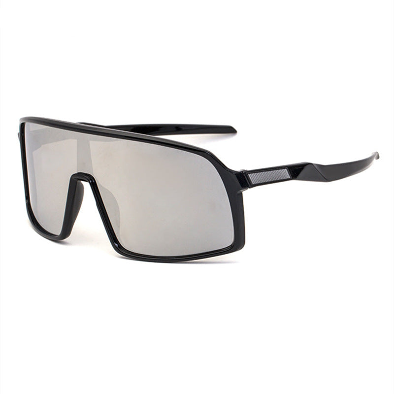 Cycling Windproof Bicycle Sunglasses Colored European And American Monopoint Women's Sunglasses