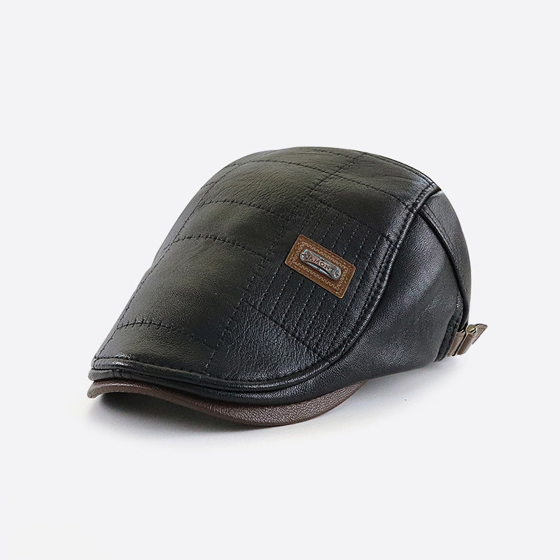 Chaud de cap en cuir avec cap en cuir PU fashionable