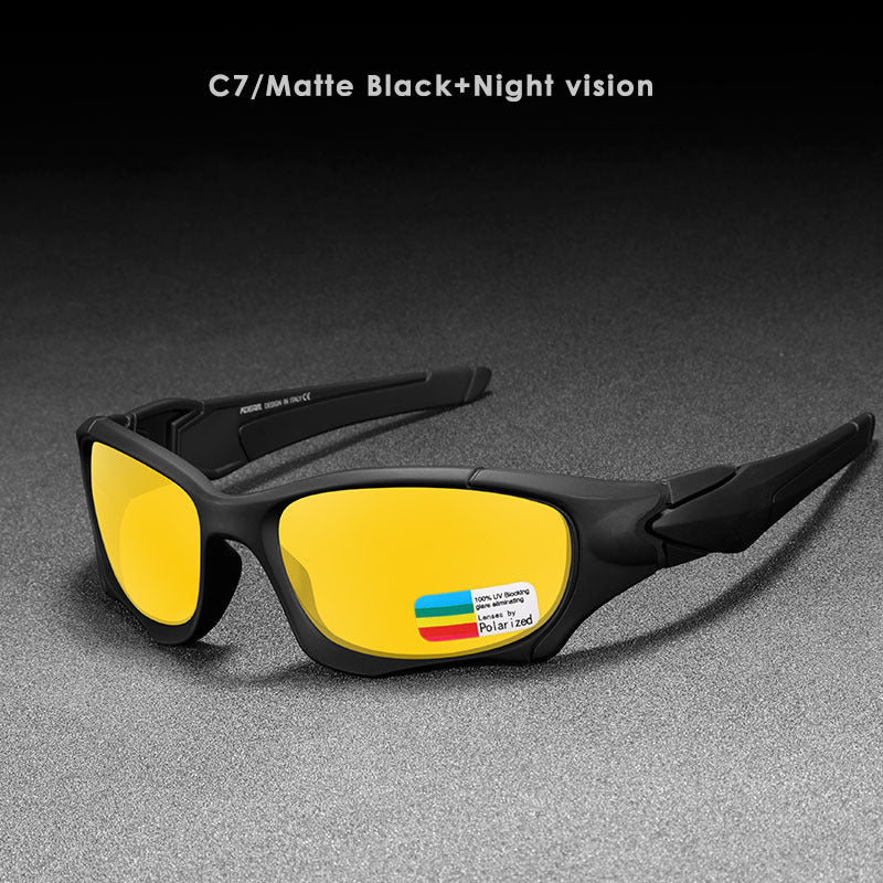 Kdeam Polarized Verre véritable Cyclisme Sports Lunettes de soleil Vision de nuit