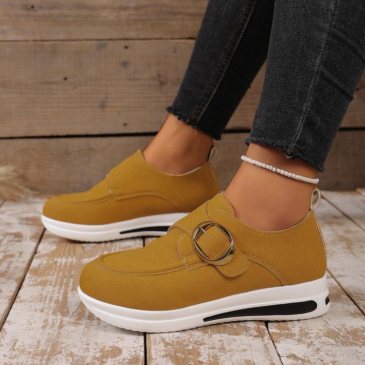 Chaussures Femmes Casual Slip-on Solid-colored