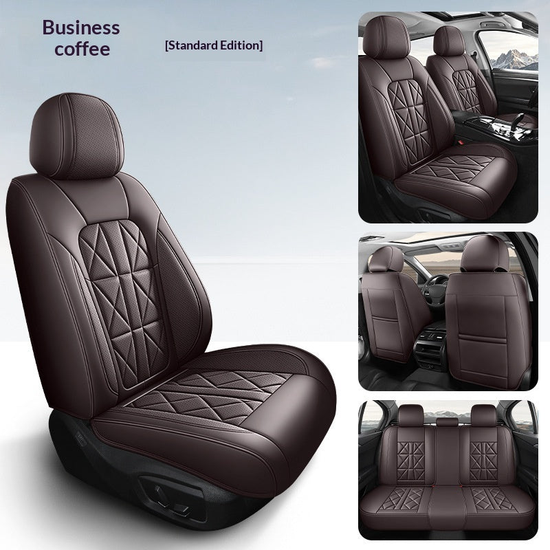 Coussin de siège de voiture en cuir tout-saison