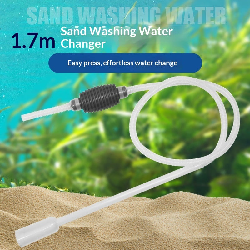 Manuel de réservoir de poisson Siphon Tube pour le nettoyage du sable et les changements d'eau
