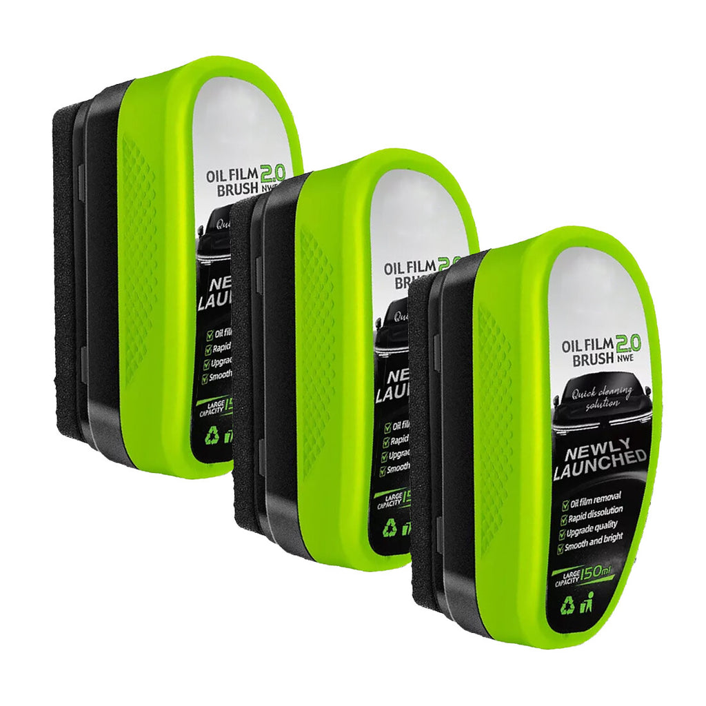 3Pcs Essuie-glaces de nettoyage en verre Brsuh