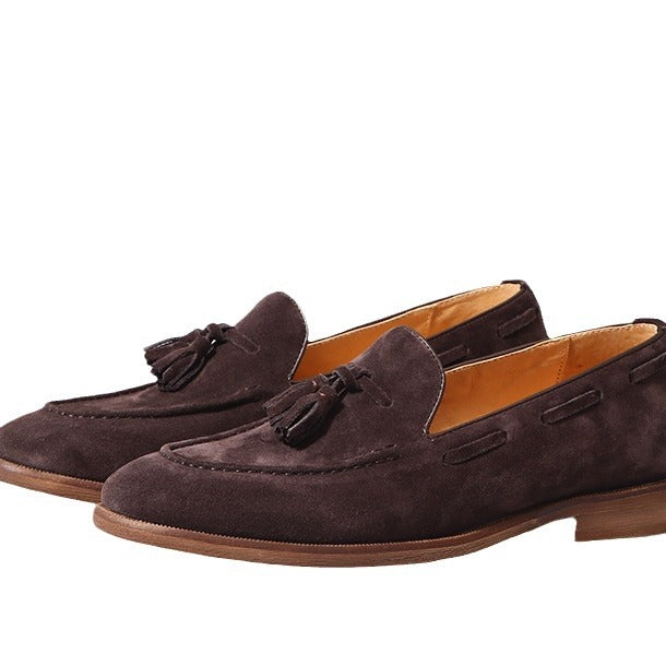 Chaussures Suede Tassel Suede de style britannique