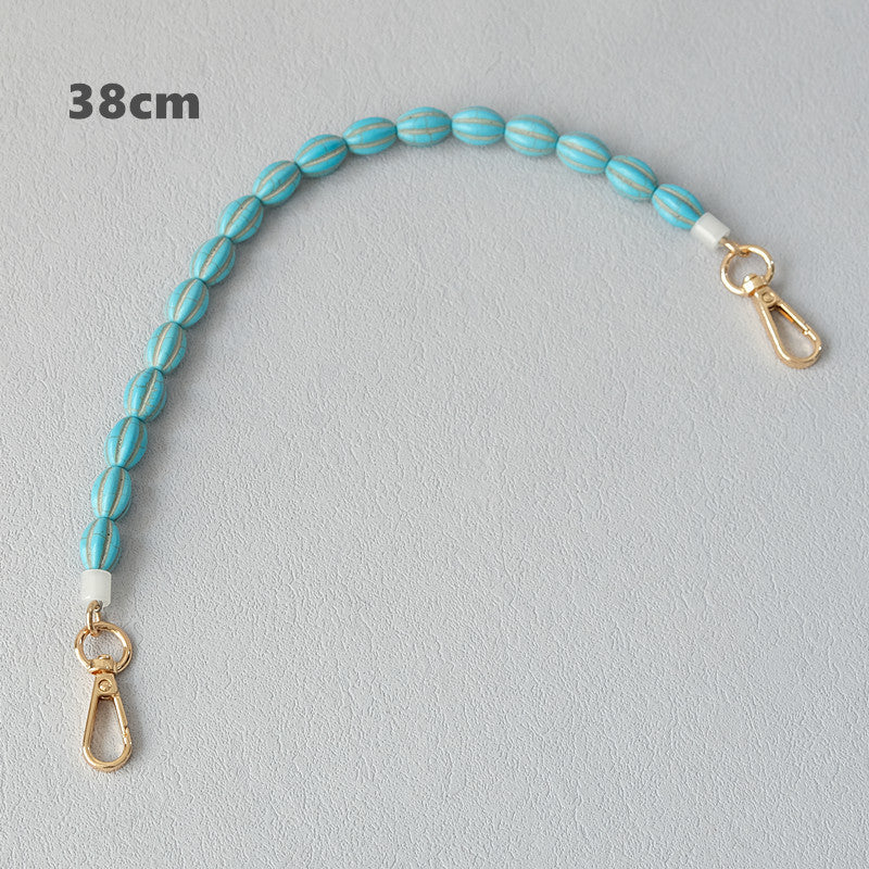 Chaîne de résine de chaîne de sac Turquoise Vintage