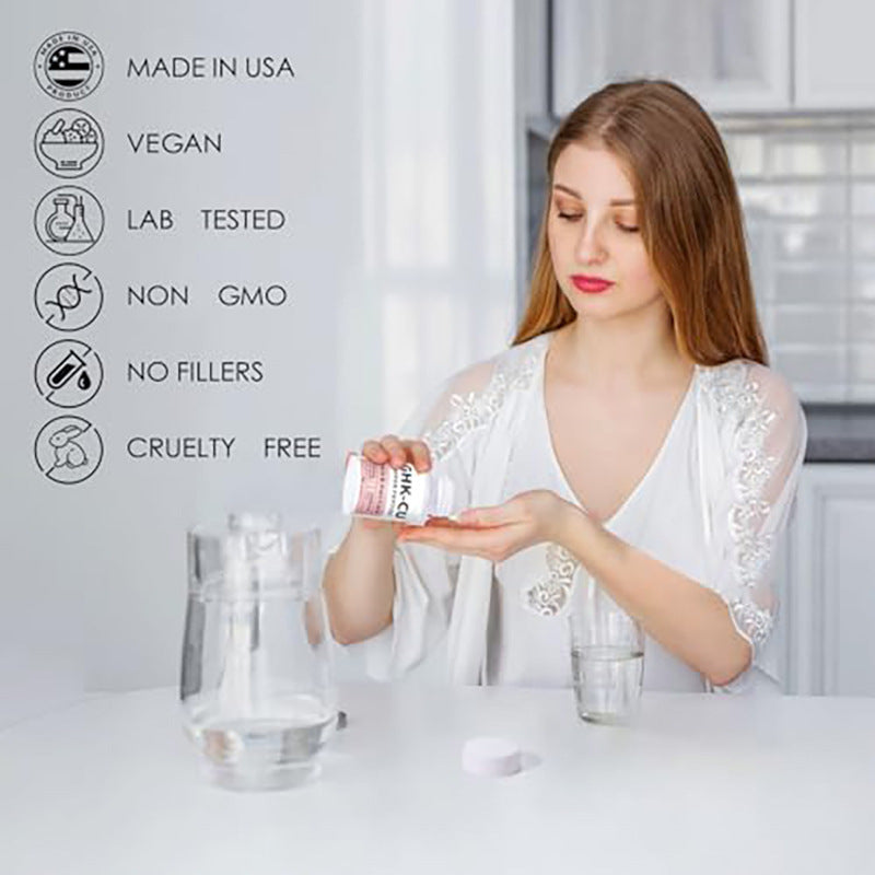 Supplément peptide de cuivre Capsules de cheveux et de peau