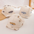 Broderie de puppy à longues oreilles en trois dimensions pour bébé Soft Brimmed Baseball Cap