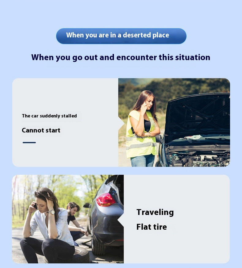 Véhicule Air Intelligent Digital Display Car Start Emergency Supply All-in-one Multi-functi