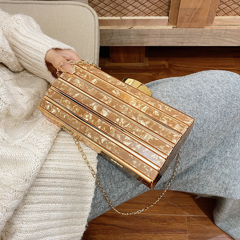 Sac de soirée en acrylique haut de gamme pour femmes