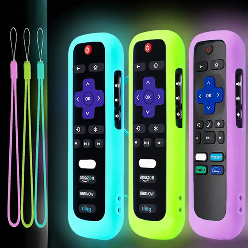 Stockage du boîtier de protection lumineux en silicone à télécommande