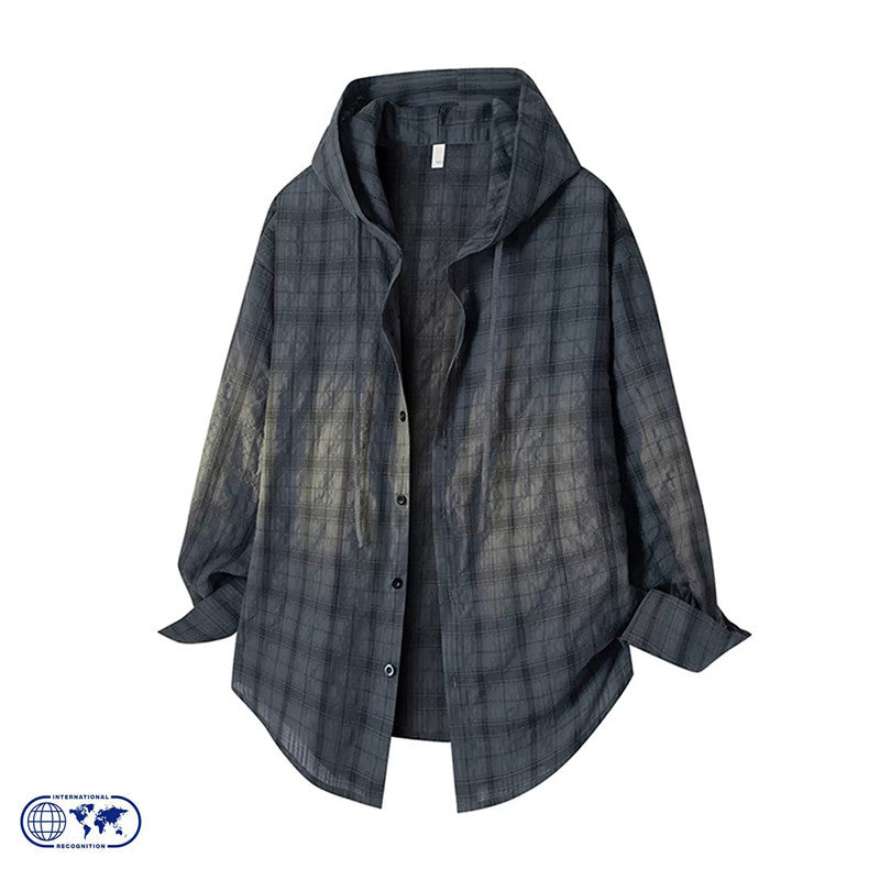 Chemise Homme Rétro-Style Sun-Protective en style américain
