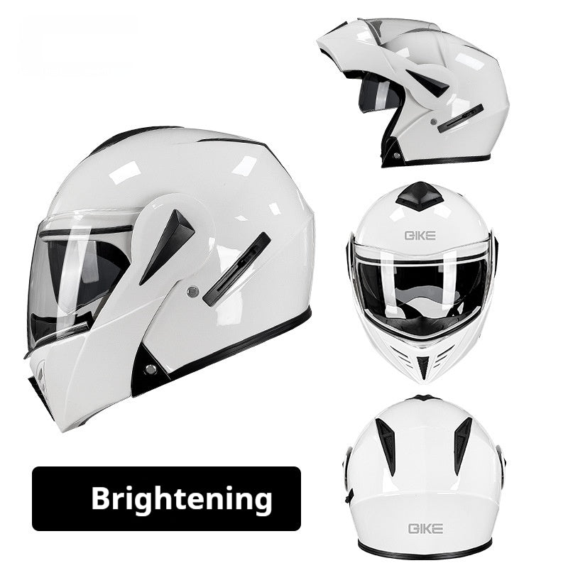 Casque de moto de sécurité de la personnalité d'hiver pour hommes et femmes