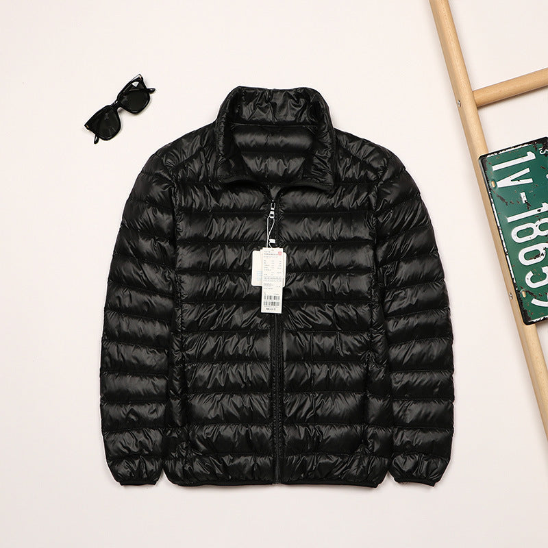 Veste de duvet légère pour homme plus taille