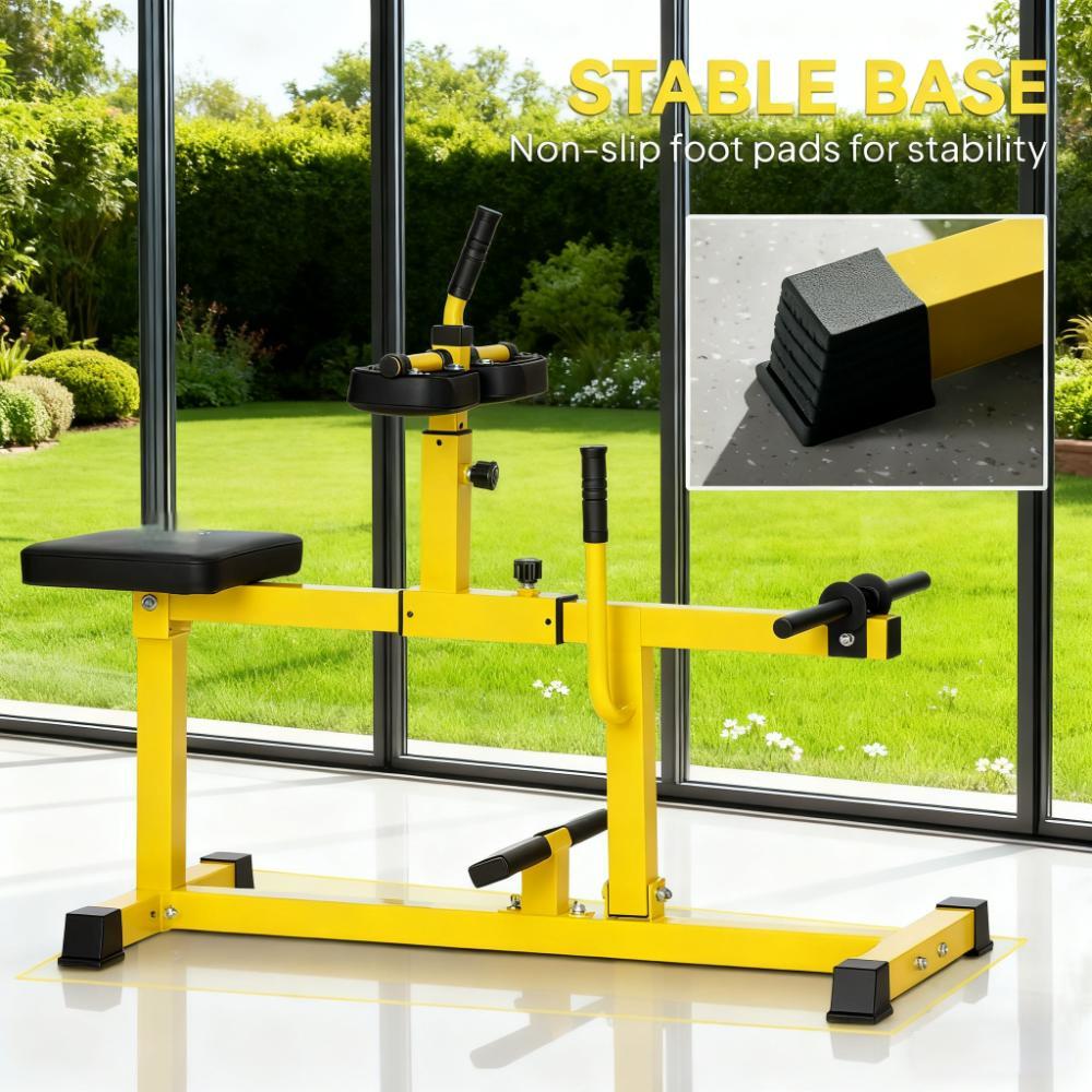 Équipement de gymnastique jaune pour la maison
