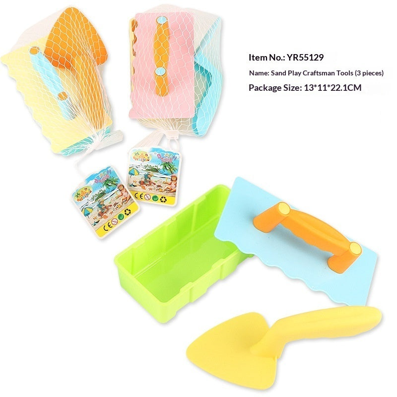 Summer Outdoor Sand and Snow Play and Bricklaying Tool Set for Little Builders