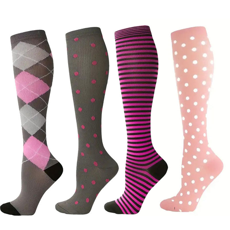Chaussettes sport à quatre paires de compression