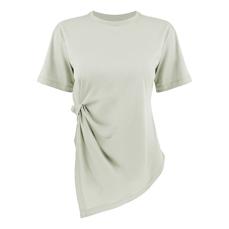 T-shirt de yoga à manches courtes pour femmes