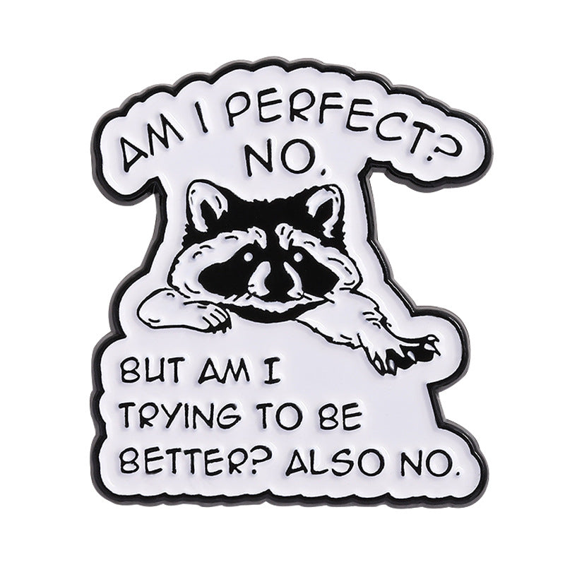 Brooches métalliques mignonnes et quirky avec une souris cartoon créative et d'autres animaux ludiques