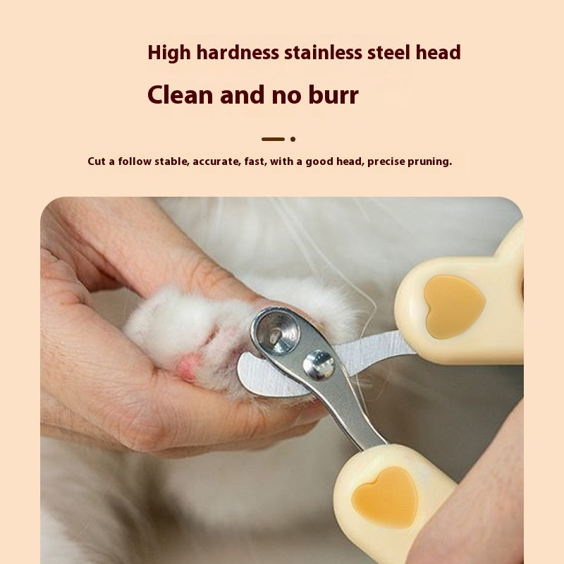 Limite du trou rond de l'animal Ligne de sang anti cisaillement Ciseaux de ongles de chat