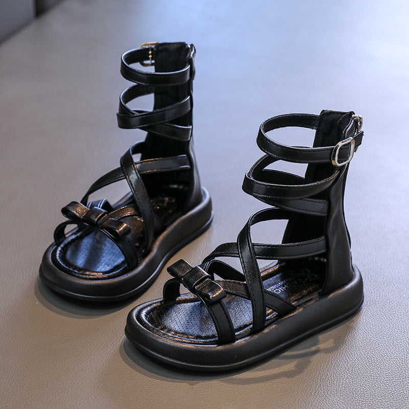 Chaussures d'été à la mode pour petites princesses et filles