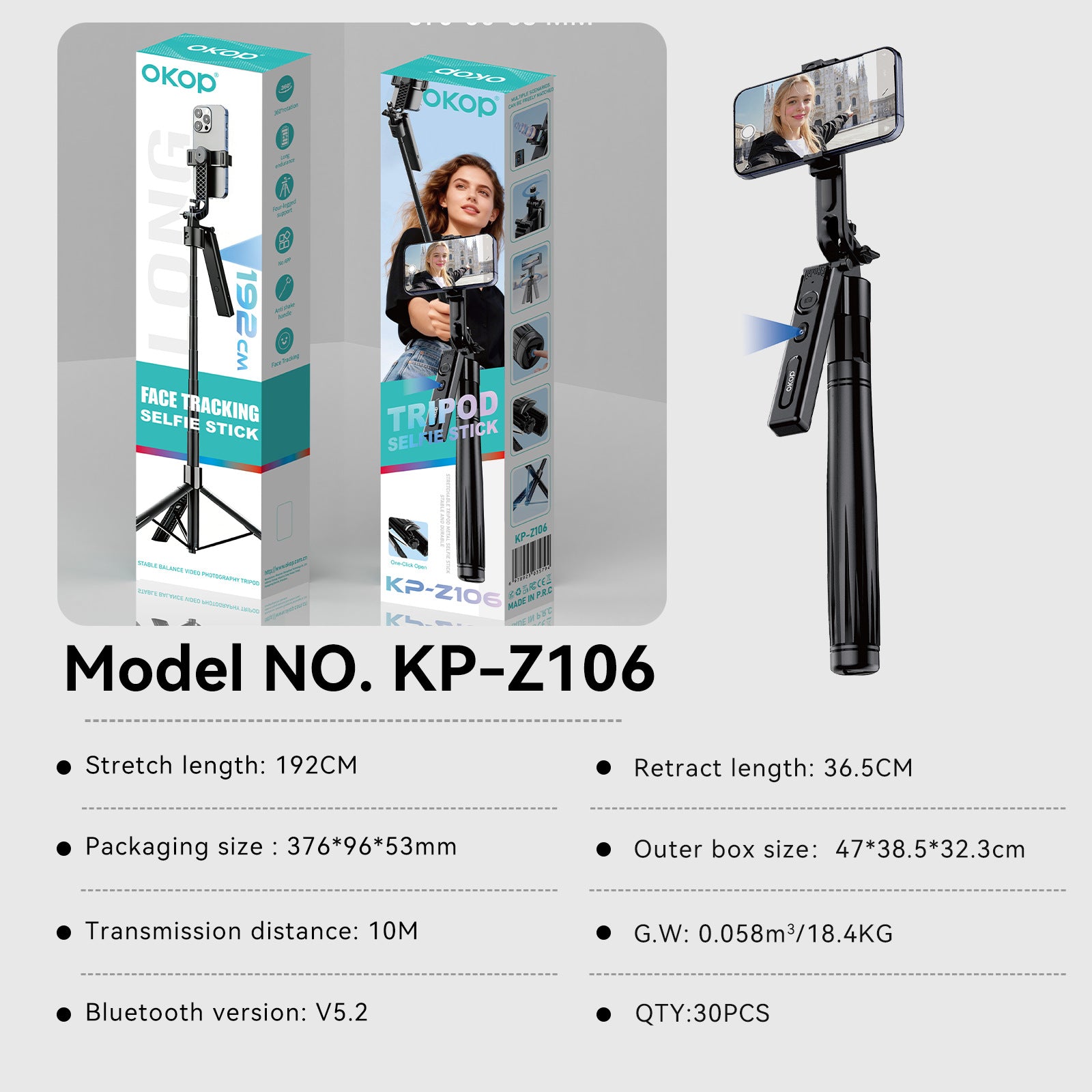 Source d'usine de stabilisateur Gimbal pour téléphone intelligent portatif universel KP-Z