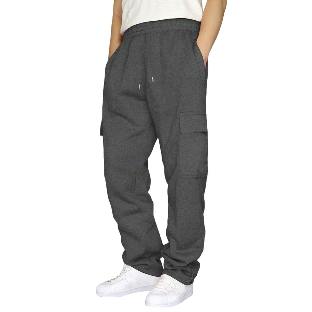 Pantalons enroulés avec de multiples poches et cordons