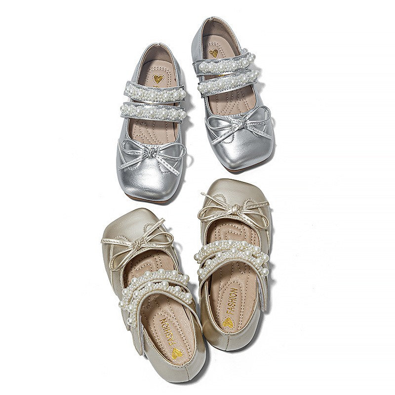 Printemps été filles chaussures en cuir
