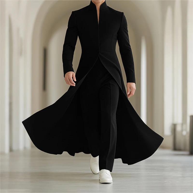 Blazer double poids homme avec un Lapel Notch