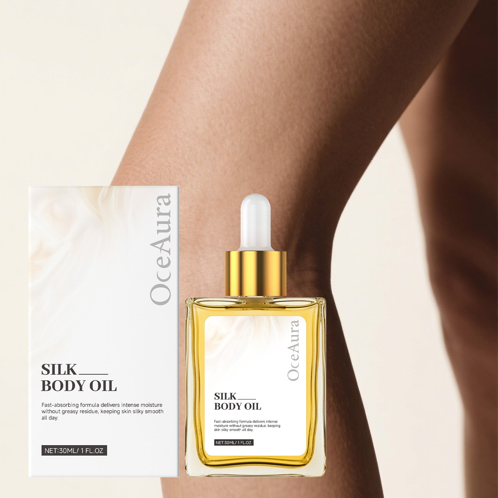 30ml-boîte de Soie Adoucissant Huile essentielle du corps