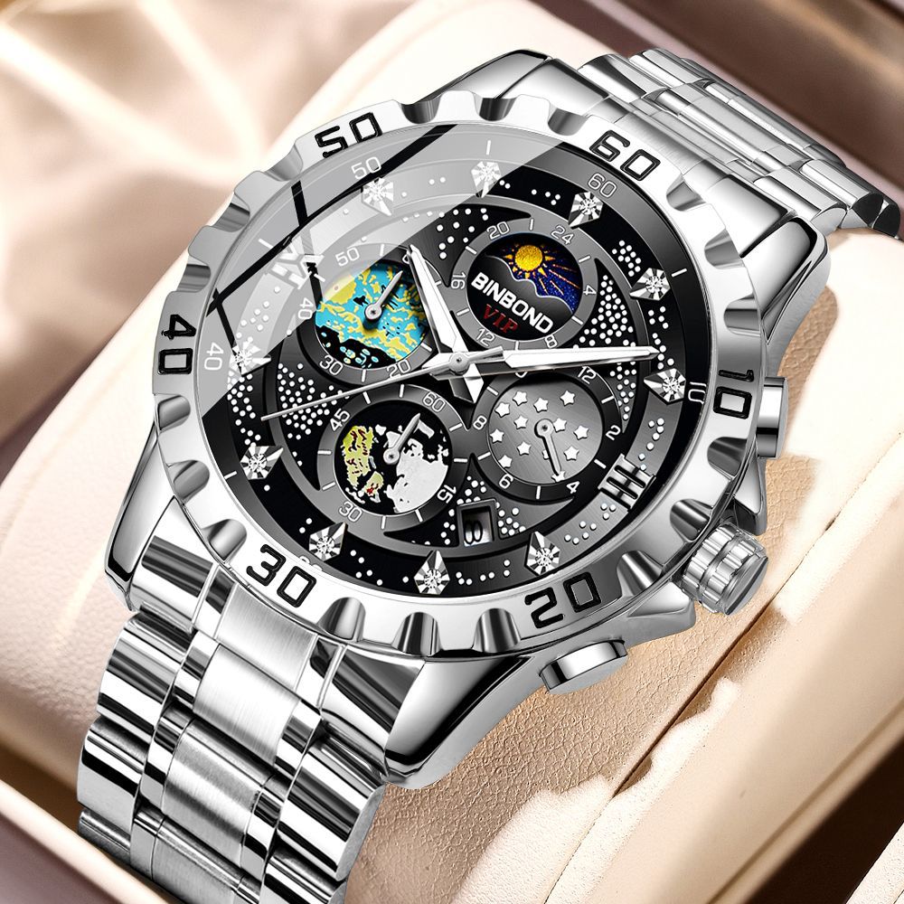 Montres Quartz Business Watch Imperméable Petites Trois broches