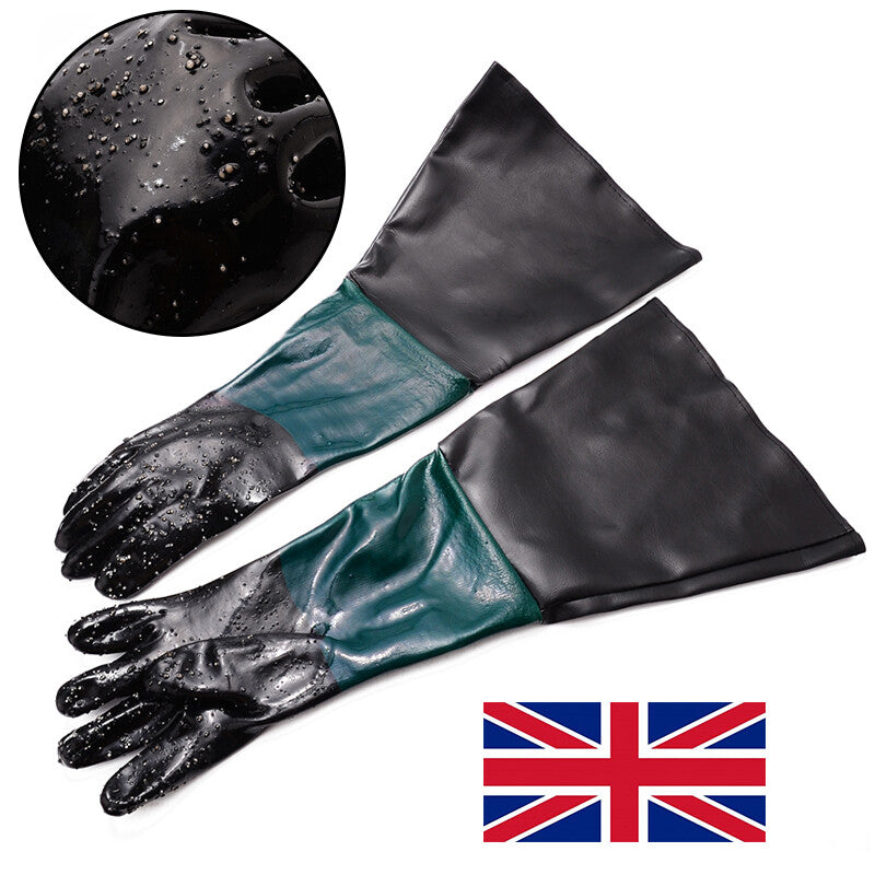 Gants antidérapants en sablage 60cm pour blast de sable