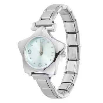 Bracelet de montre en acier inoxydable cinq étoiles coloré