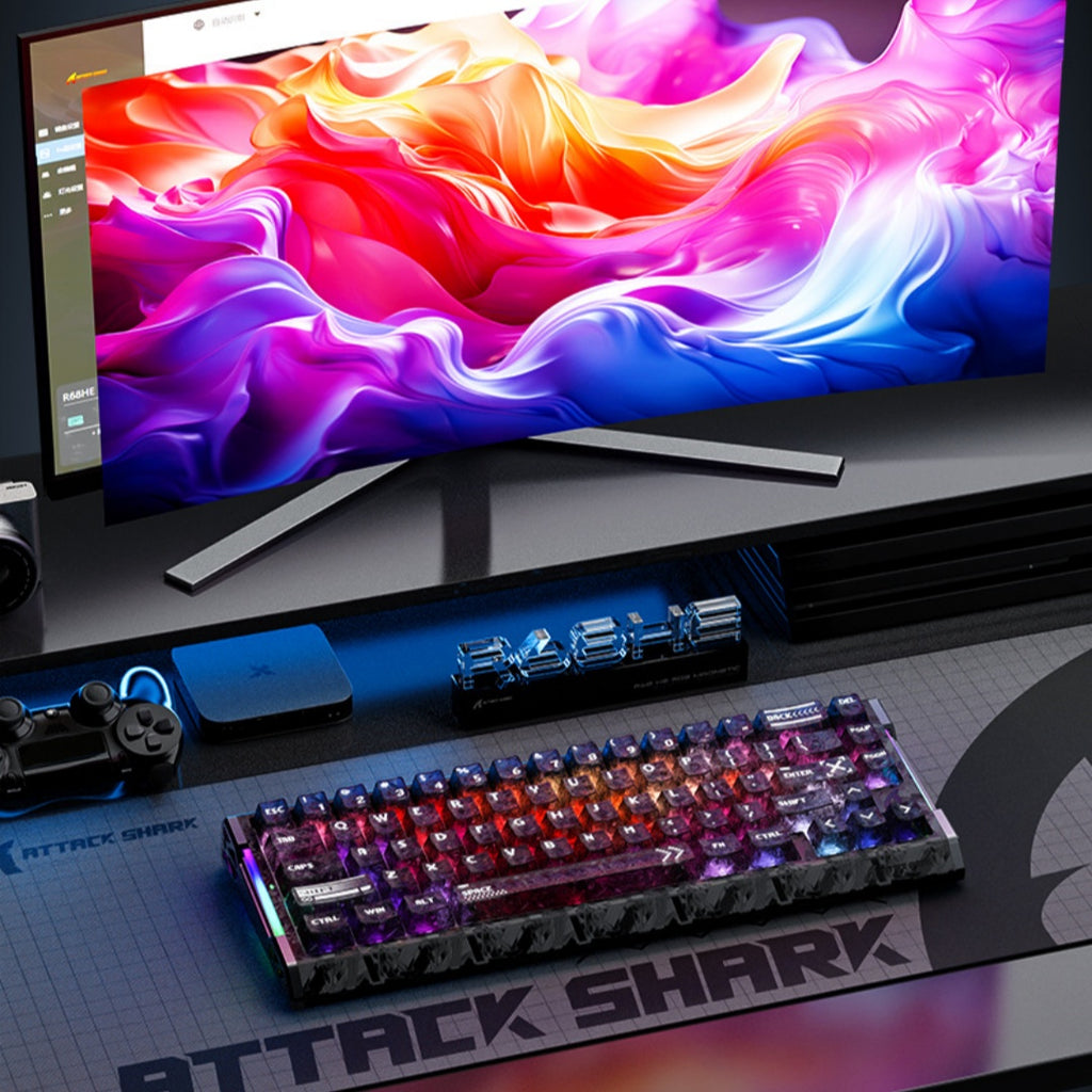 Clavier de jeu mécanique RGB 8K avec commutateurs magnétiques E-Sports