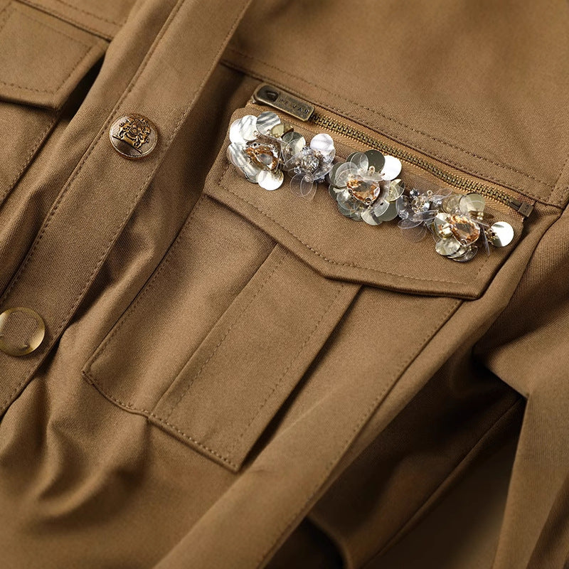 Robe de mode décontractée pour femme Style de ceinture urbaine