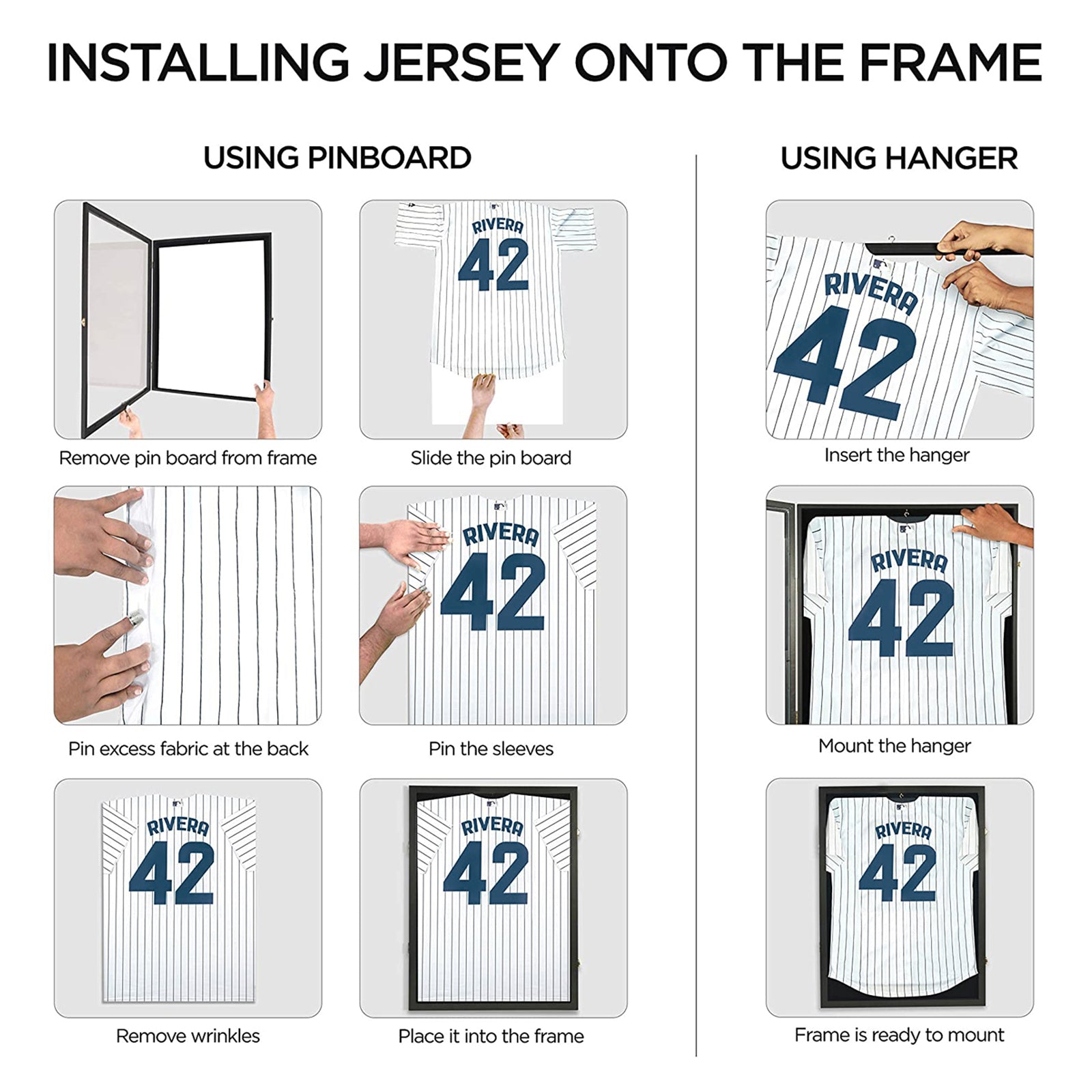 Boîte d'affichage 24 X 32in Jersey