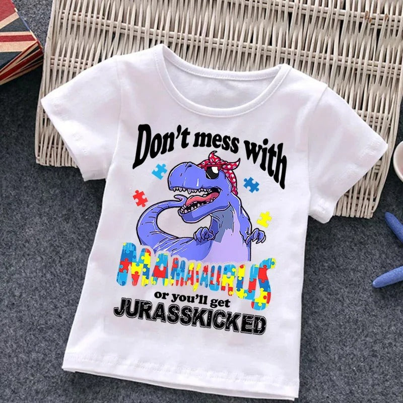 Garçons avec autisme T-shirt Puzzle Top