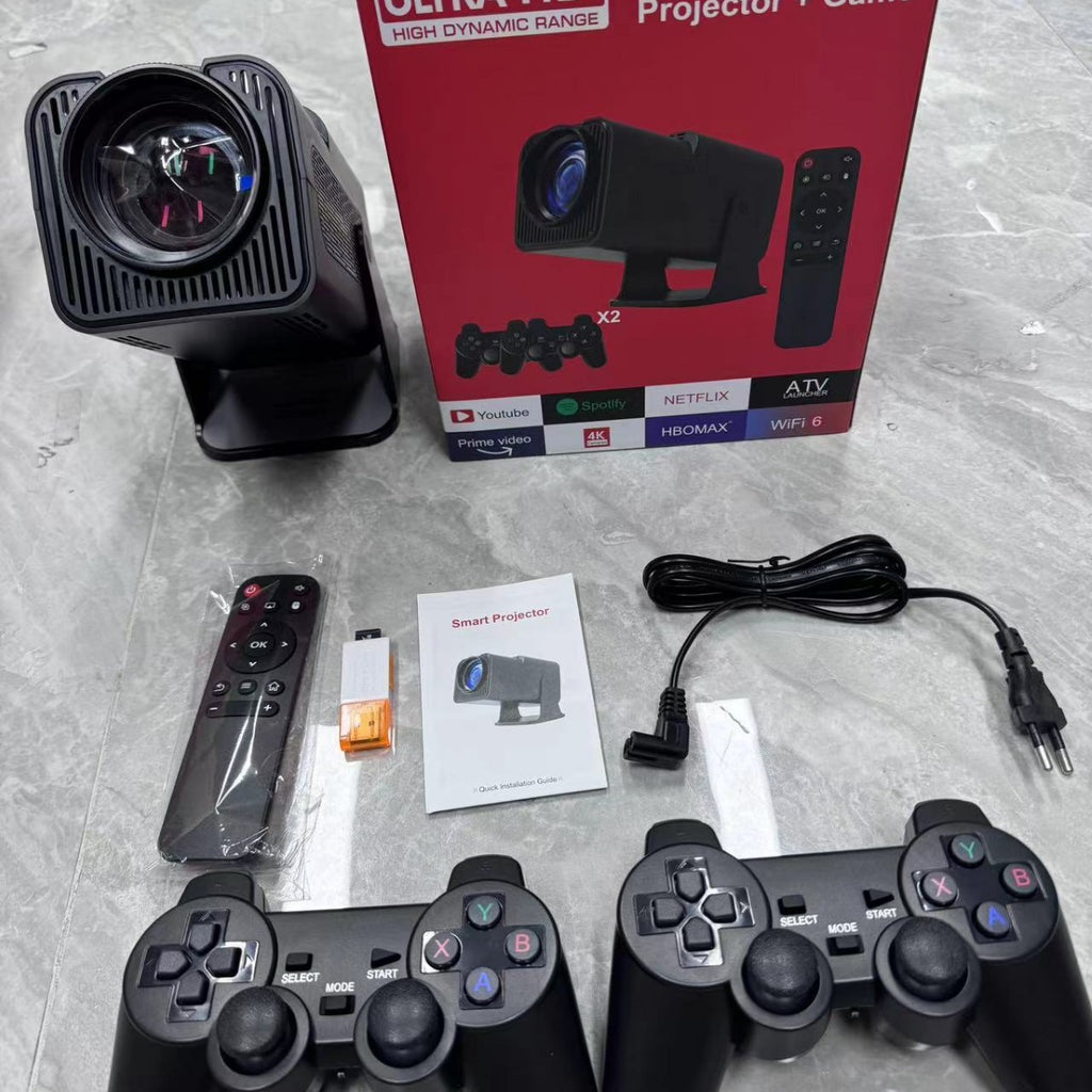Jeu Projecteur HD sans fil Projection Prise d'écran à la maison Play