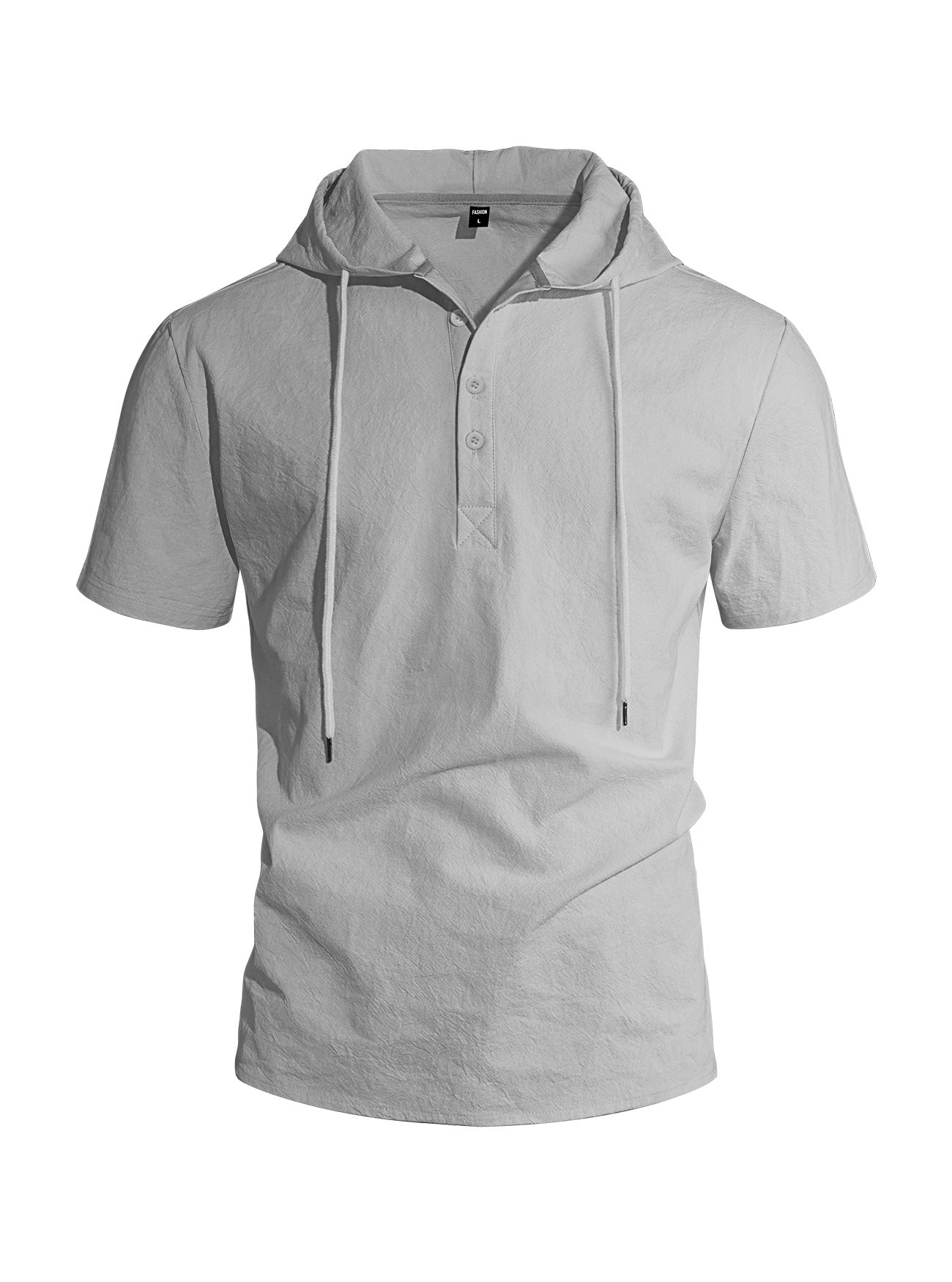 Chemise en lin manches courtes pour hommes