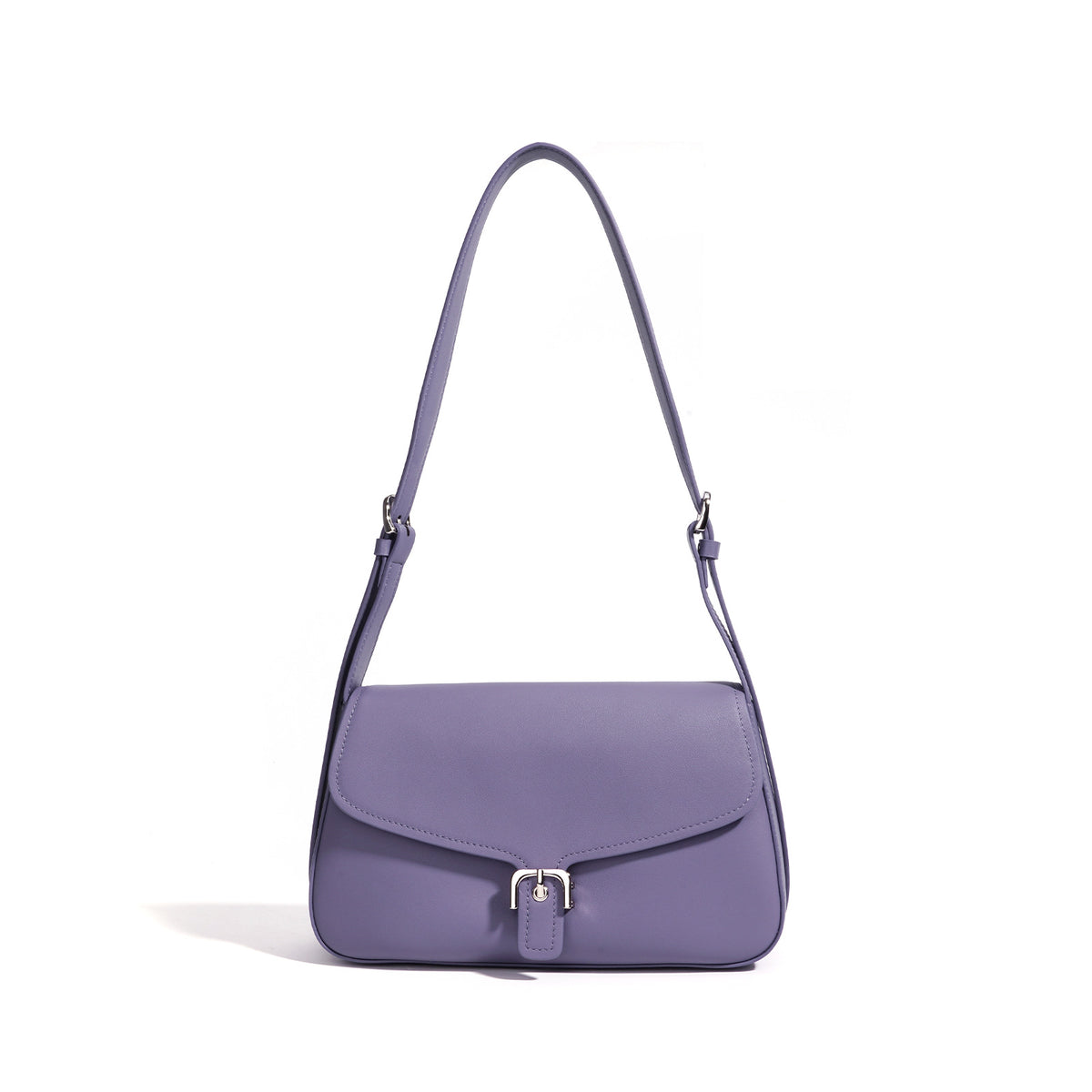 Sac transversal à épaule à couleur solide à la mode