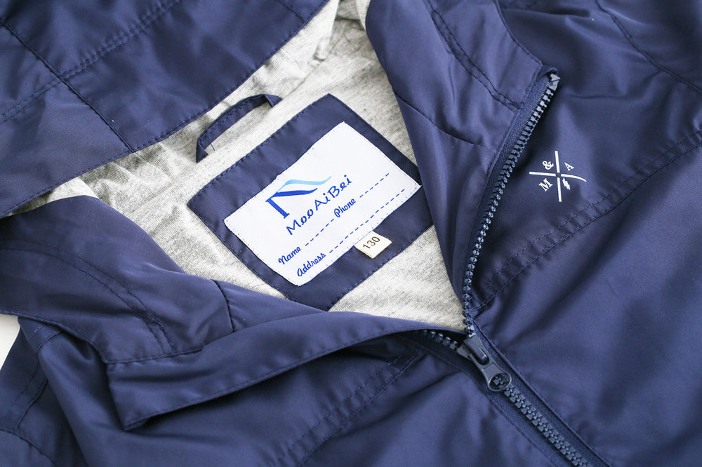 Veste de manteau Automne Medium et Big Kids Hood