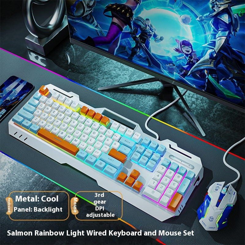 Clavier filaire mécanique Feeling jeu électronique de bureau de sport ordinateur Mute