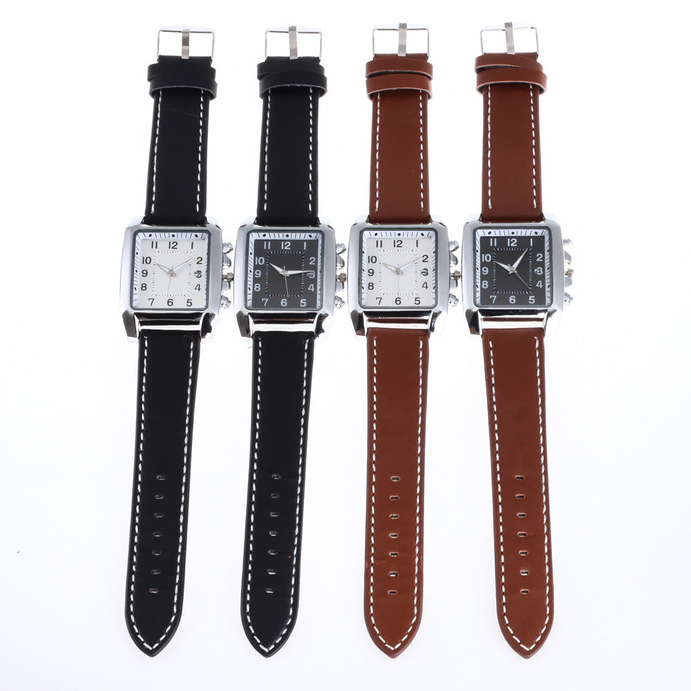 Montre homme de mode carrée