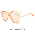 Lunettes de soleil de style grenouille