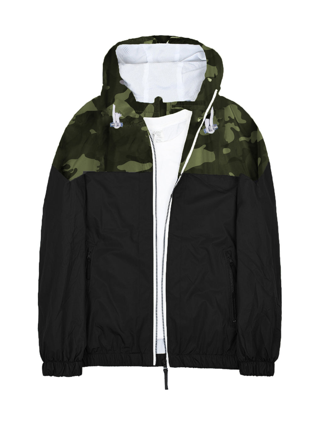 Manteau de brise-vent d'extérieur pour hommes Veste souple monocouche légère