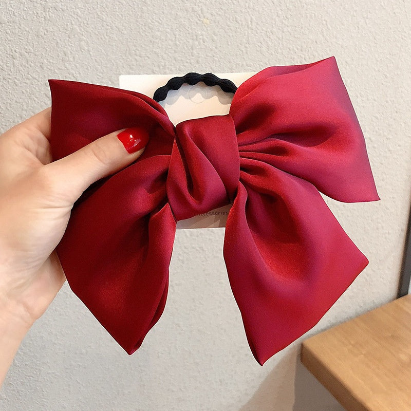 Anneau de cheveux de haute qualité Satin Bow