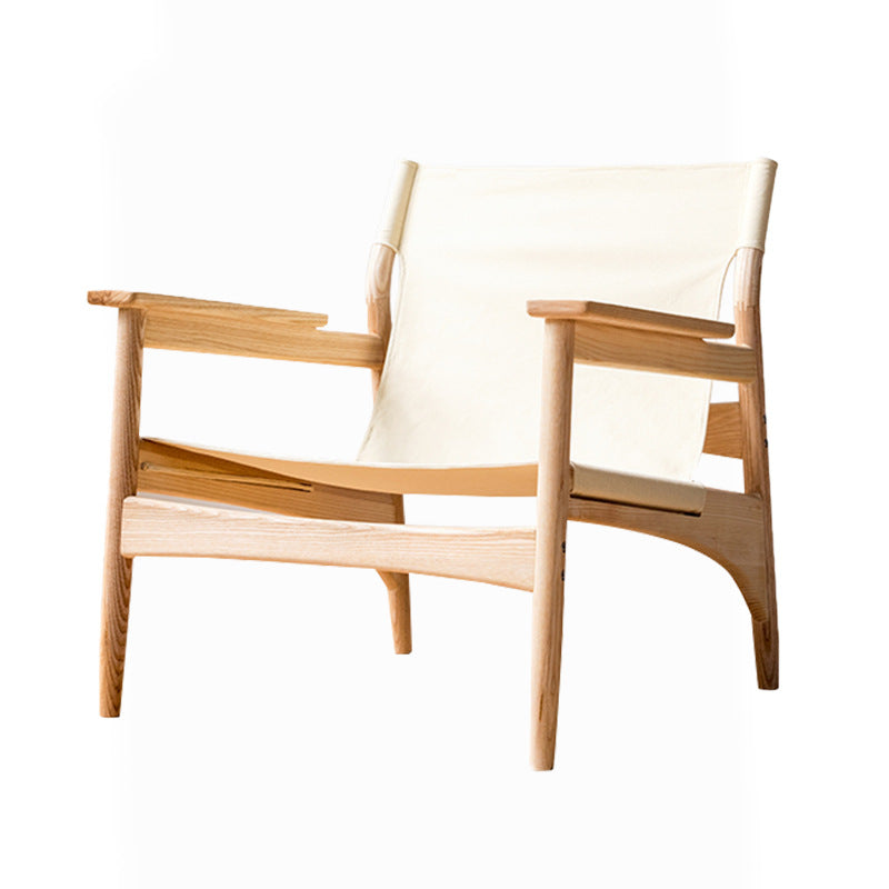 Chaise de canapé en toile de bois massif nordique
