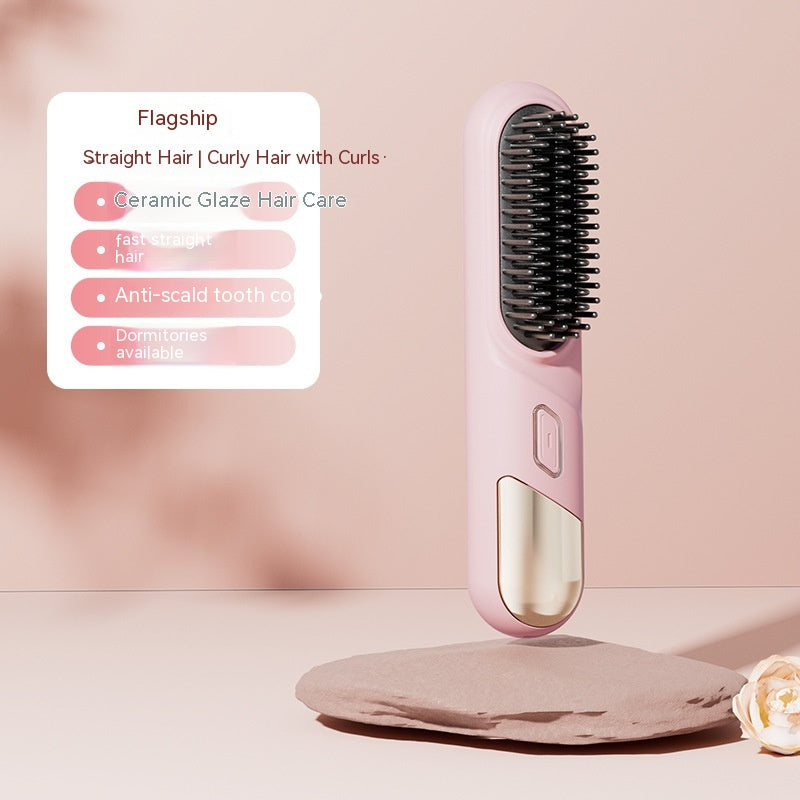Portable double-usage sans fil Comb droit soins cheveux anion