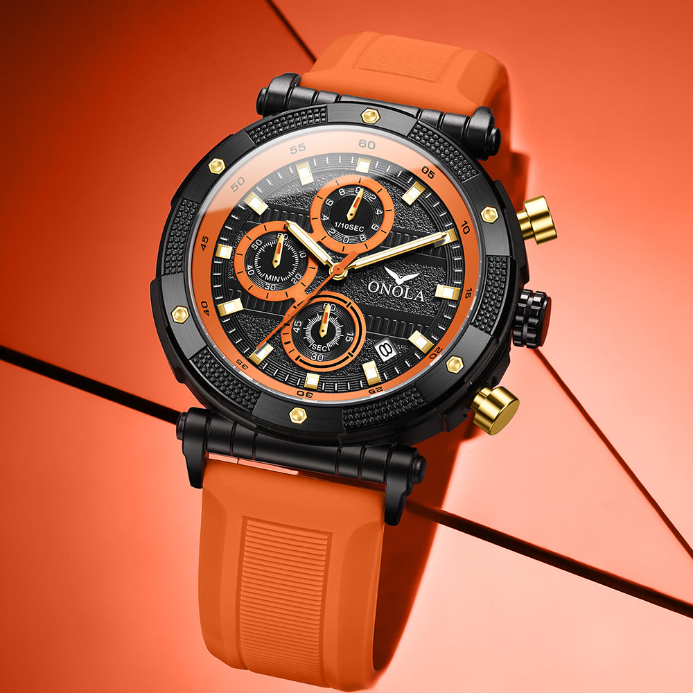 Fashion Multi-fonctionnel Quartz Tape Watch Imperméable