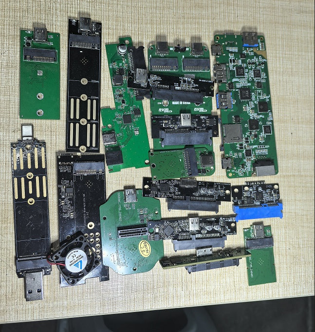 M2 NVMe vers USB 31 Type C Externe NGFFPCIe Dual Protocol Adaptateur de disque à l'état solide Pour Mot
