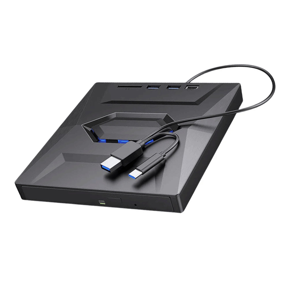 Disque externe CD DVD USB 3.0 Writer Burner Player Pour PC Ordinateur portable Windows 11 10